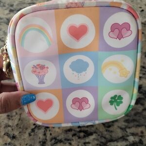 Stoney Clover Lane Care Bears Colorful Small Pouch